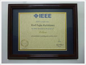 IEEE Fellow Awardを受賞